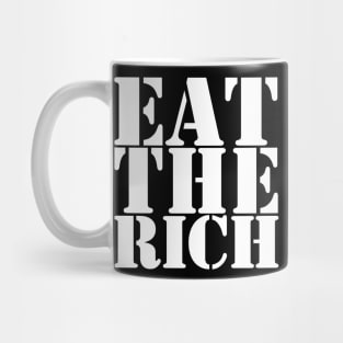 Eat The Rich, White Mug